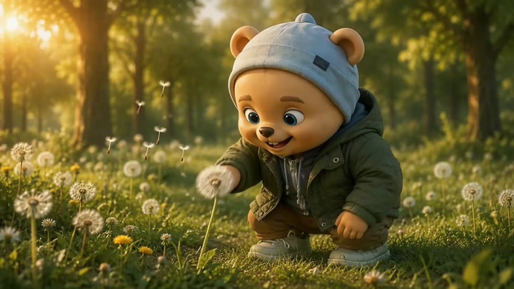 Bear with friends