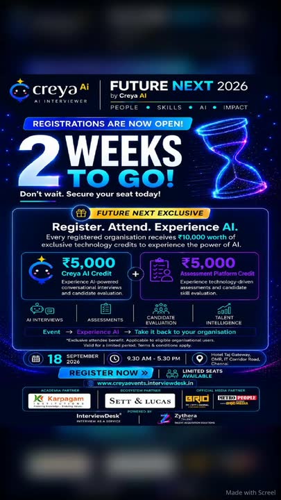 Future Next 2026 – 2 Weeks To Go Reel
